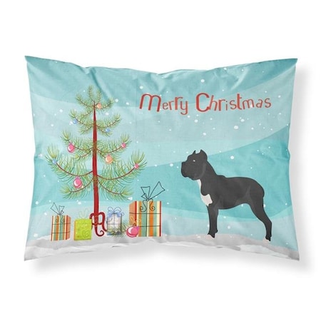 Carolines Treasures Carolines Treasures BB8507PILLOWCASE Cane Corso Christmas Fabric Standard Pillowcase BB8507PILLOWCASE
